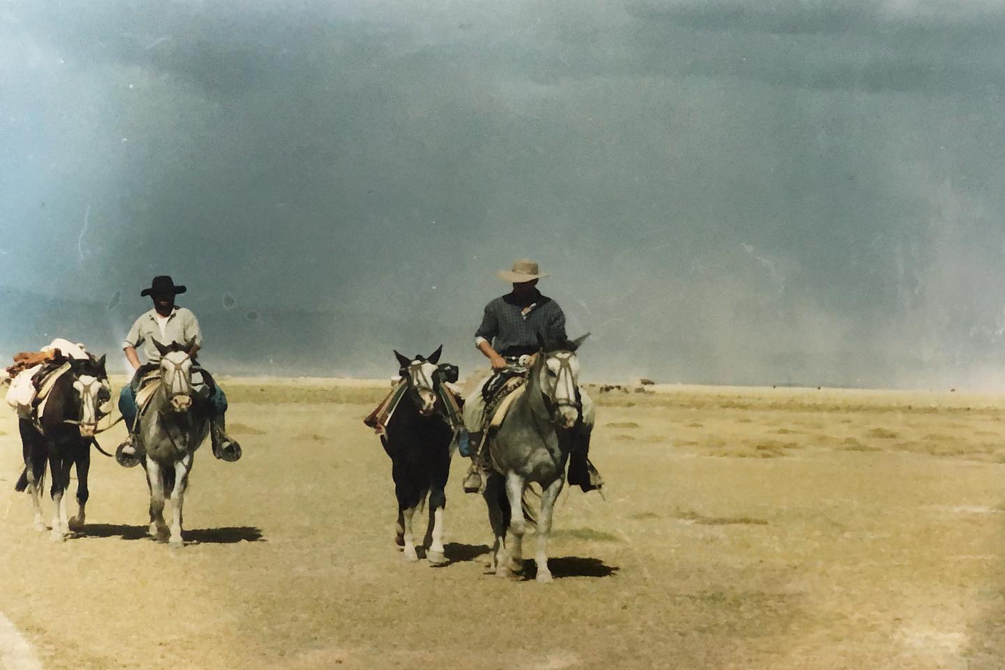 Gauchos a caballo hasta New York año 1993